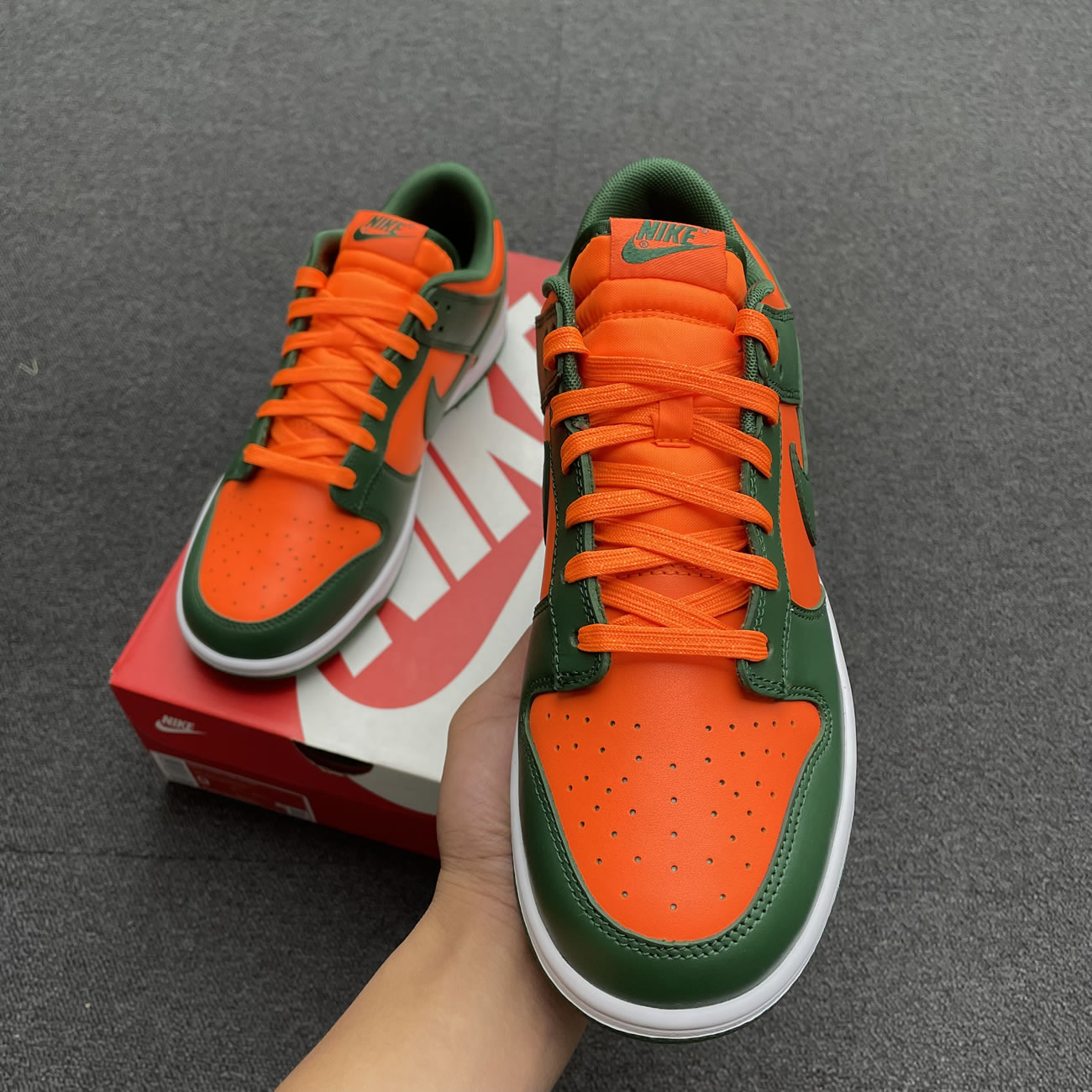 Nike Dunk Low Miami Hurricanes Dd1391 300 (11) - www.newkick.vip
